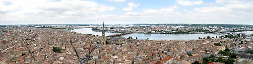 Aerial Photo Panorama - Bordeaux, France