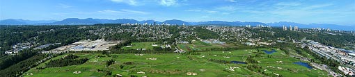 Aerial Panorama - Riverway Golf Course and Driving Range